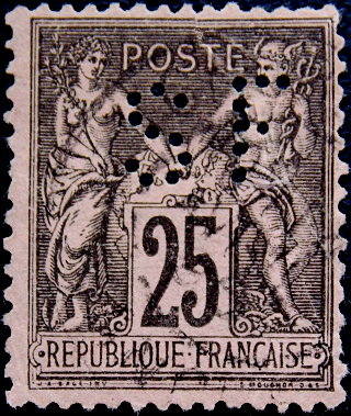  1886  .  . 25 c .  2  .  (1)	